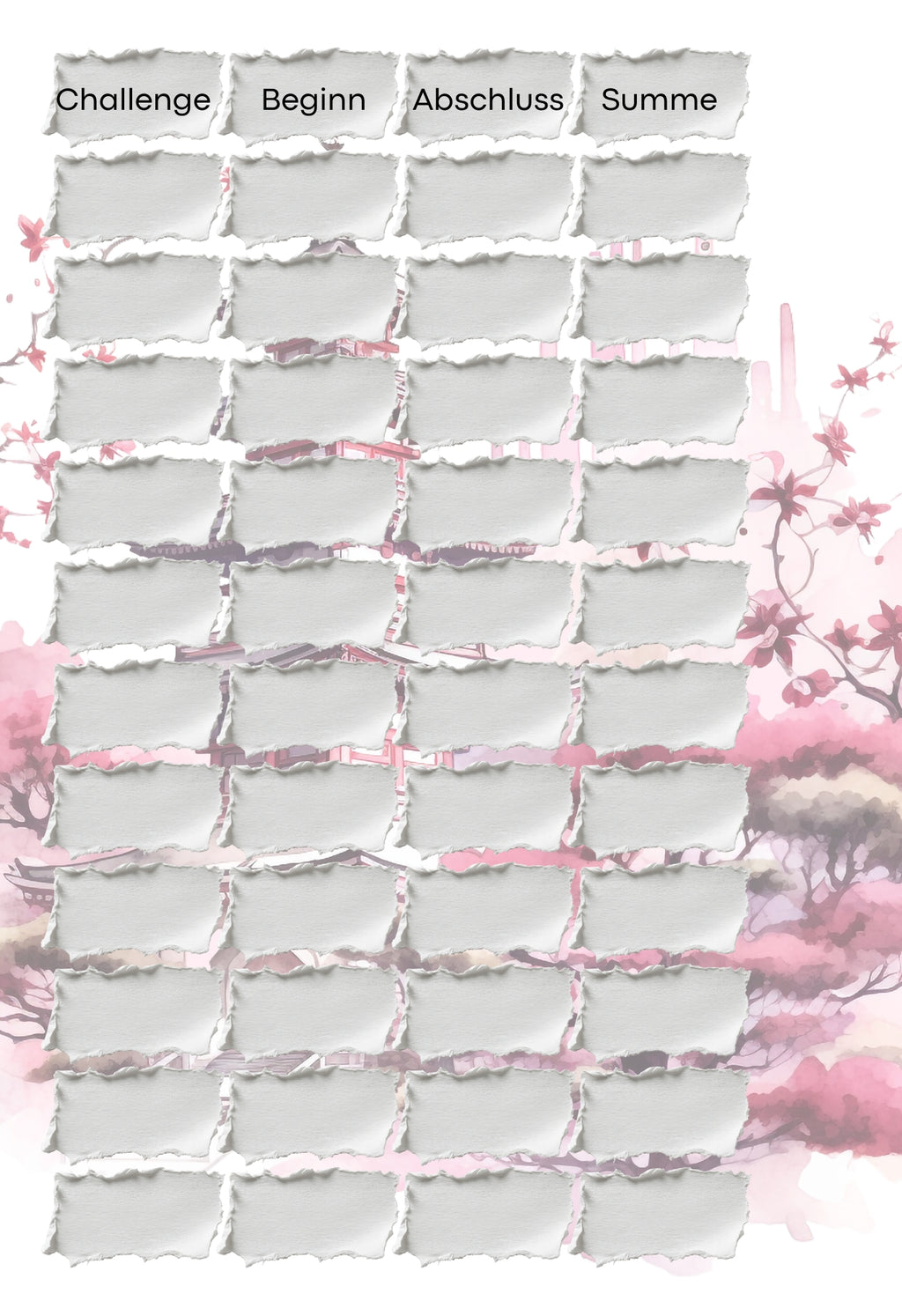 Deckblatt – Sakura