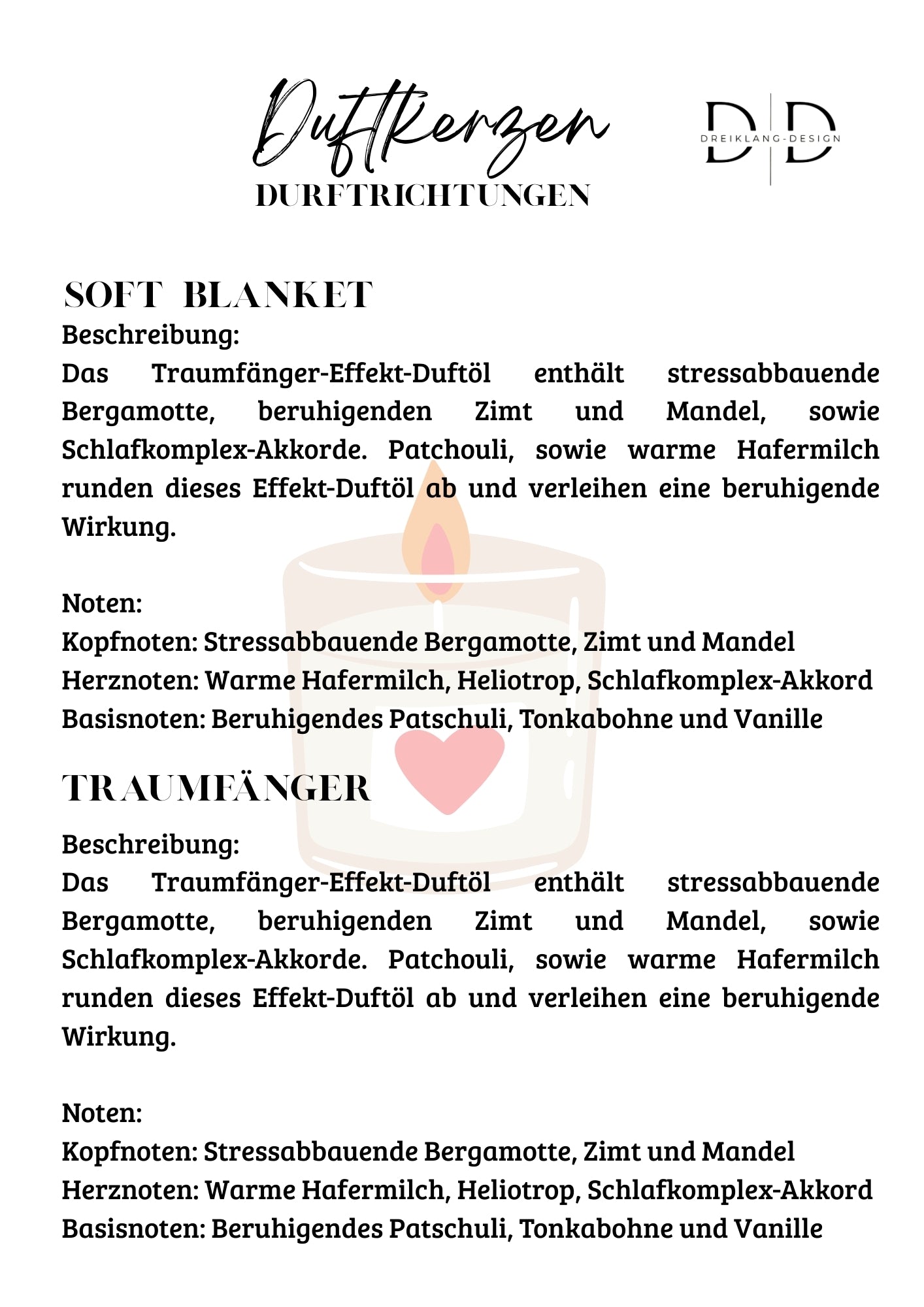 Duftkerze Herzform Rosa · 35 ml