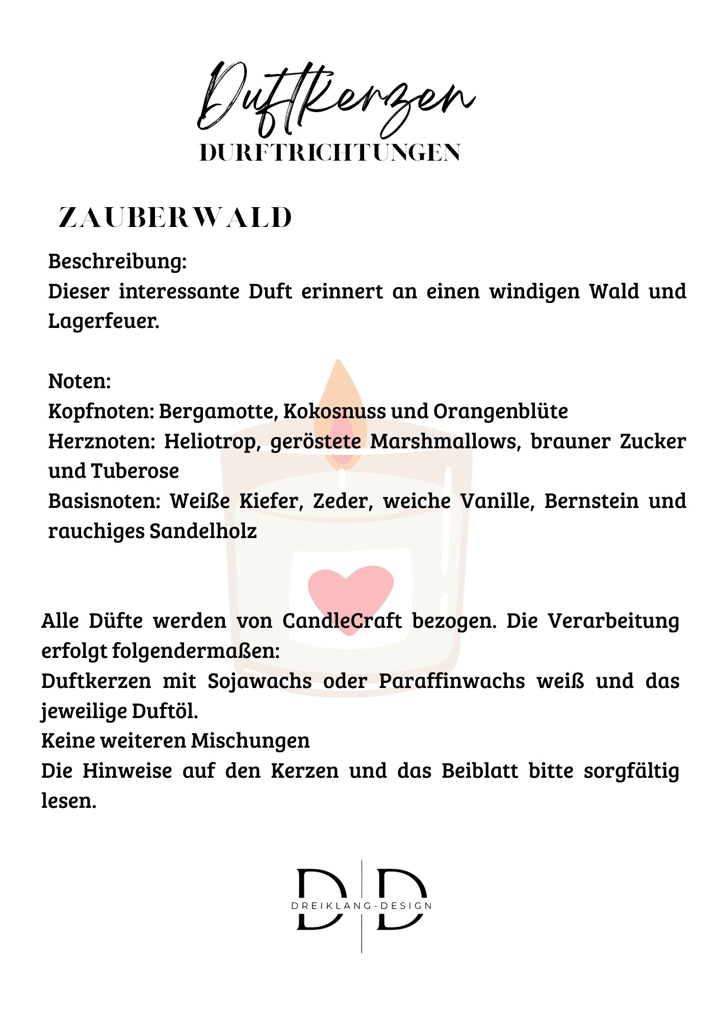 Duftkerze Herzform Rosa · 35 ml
