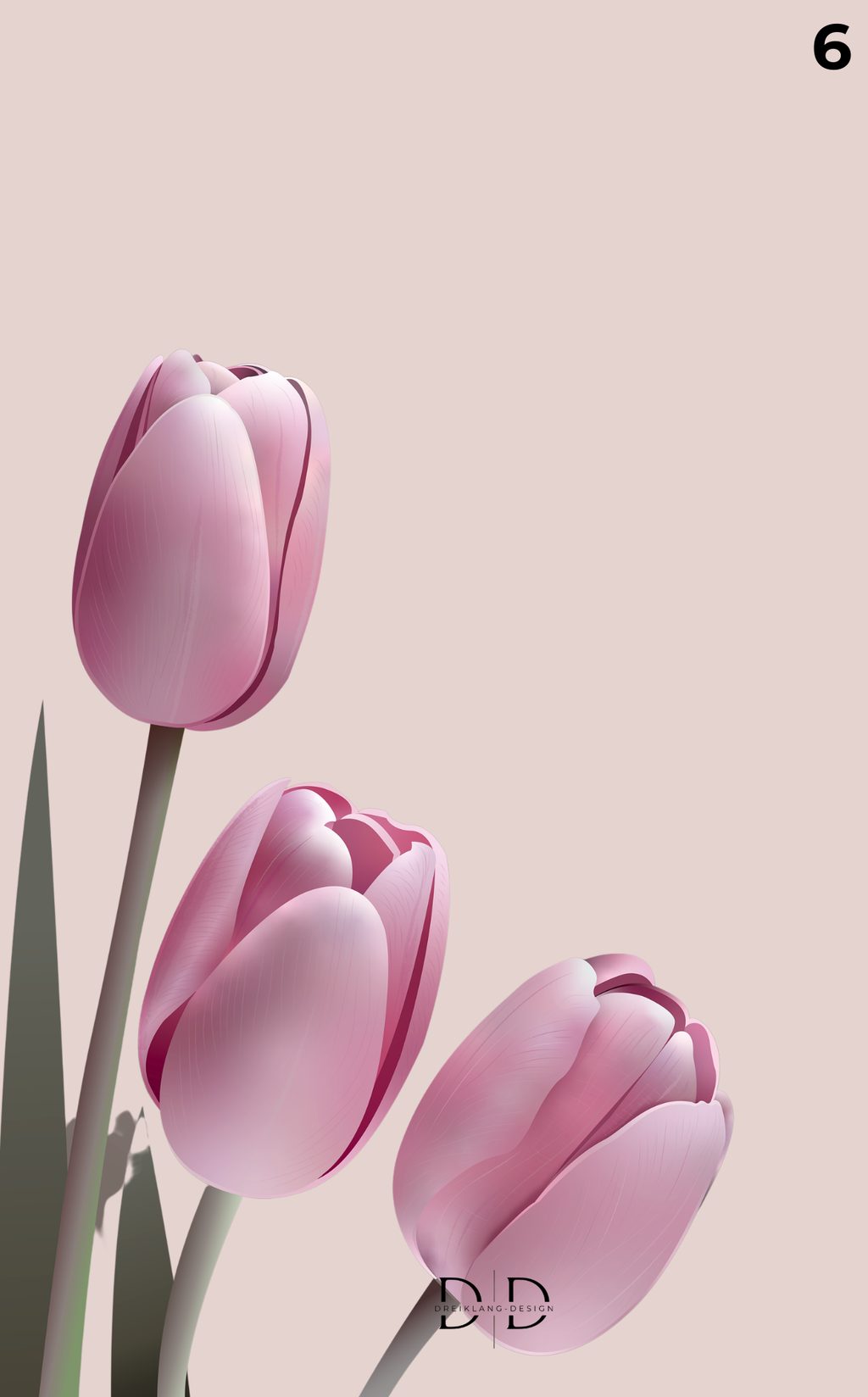 6er Register – Tulpe