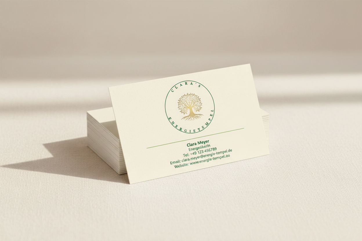 Visitenkarten personalisiert 5,5 x 9 cm