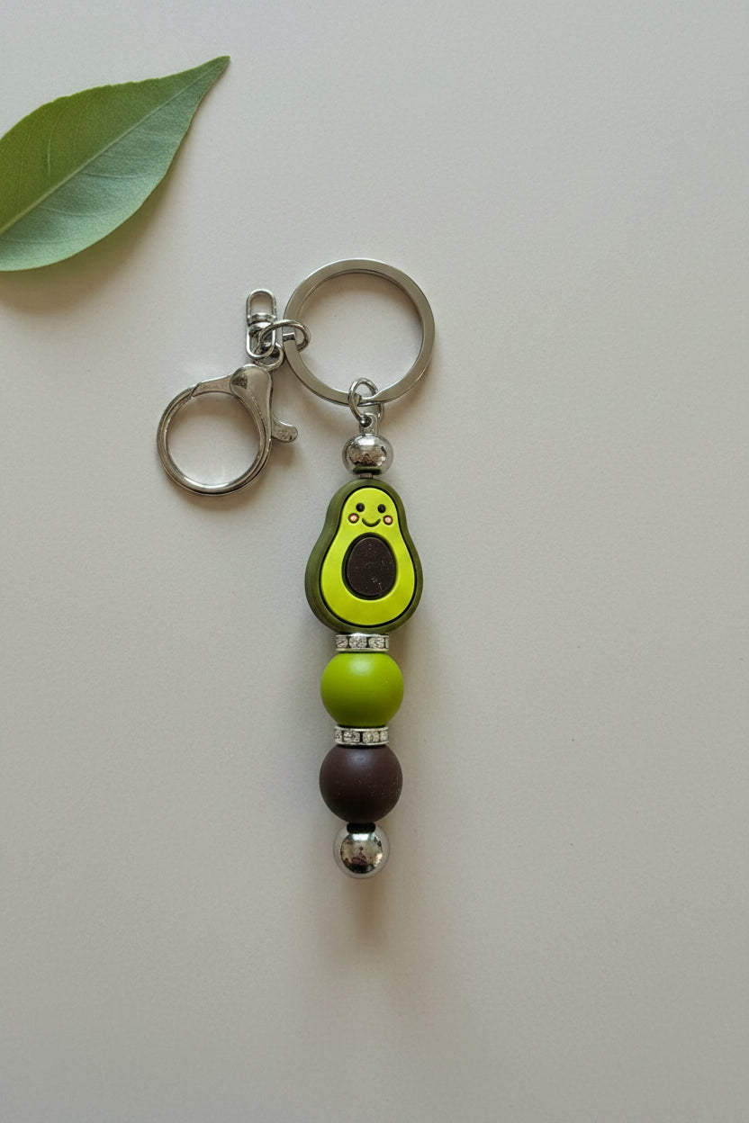 Anhänger "Avocado, Grün, Braun"