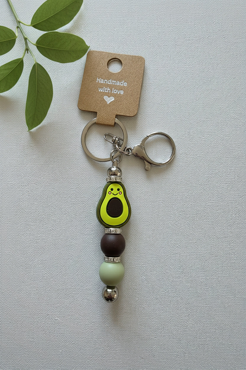 Anhänger "Avocado, Braun, Grün"