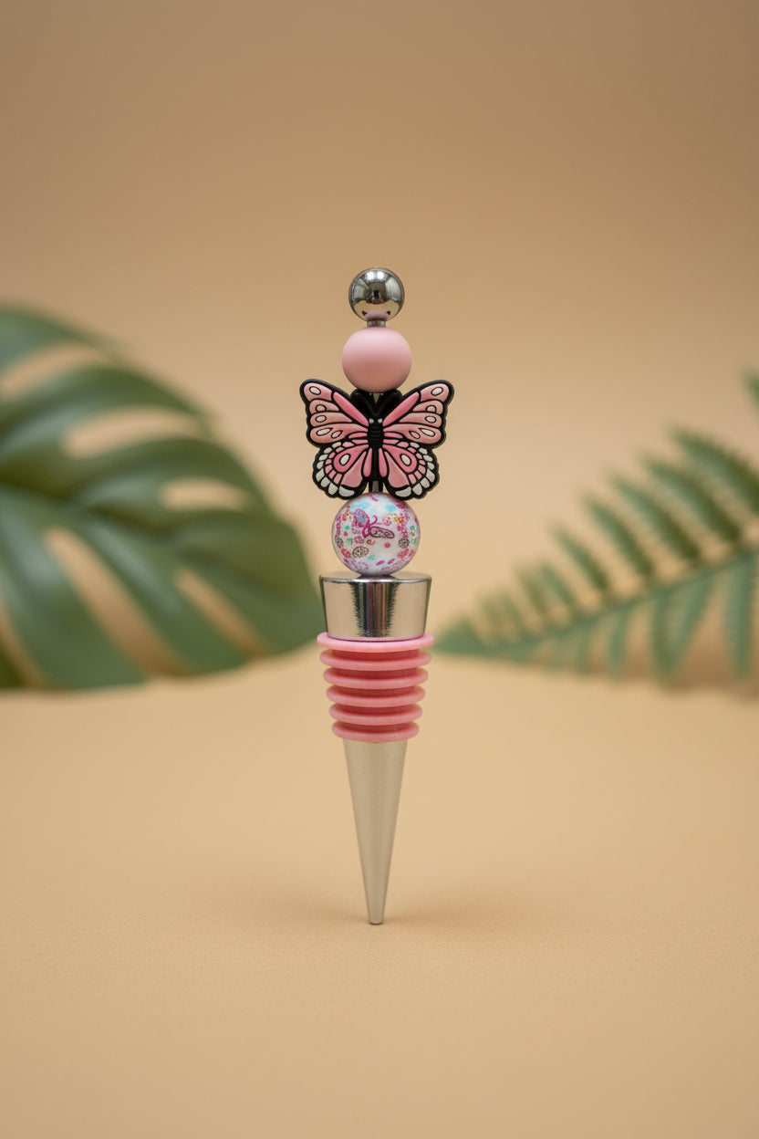 Flaschenverschluss "Pink Butterfly"