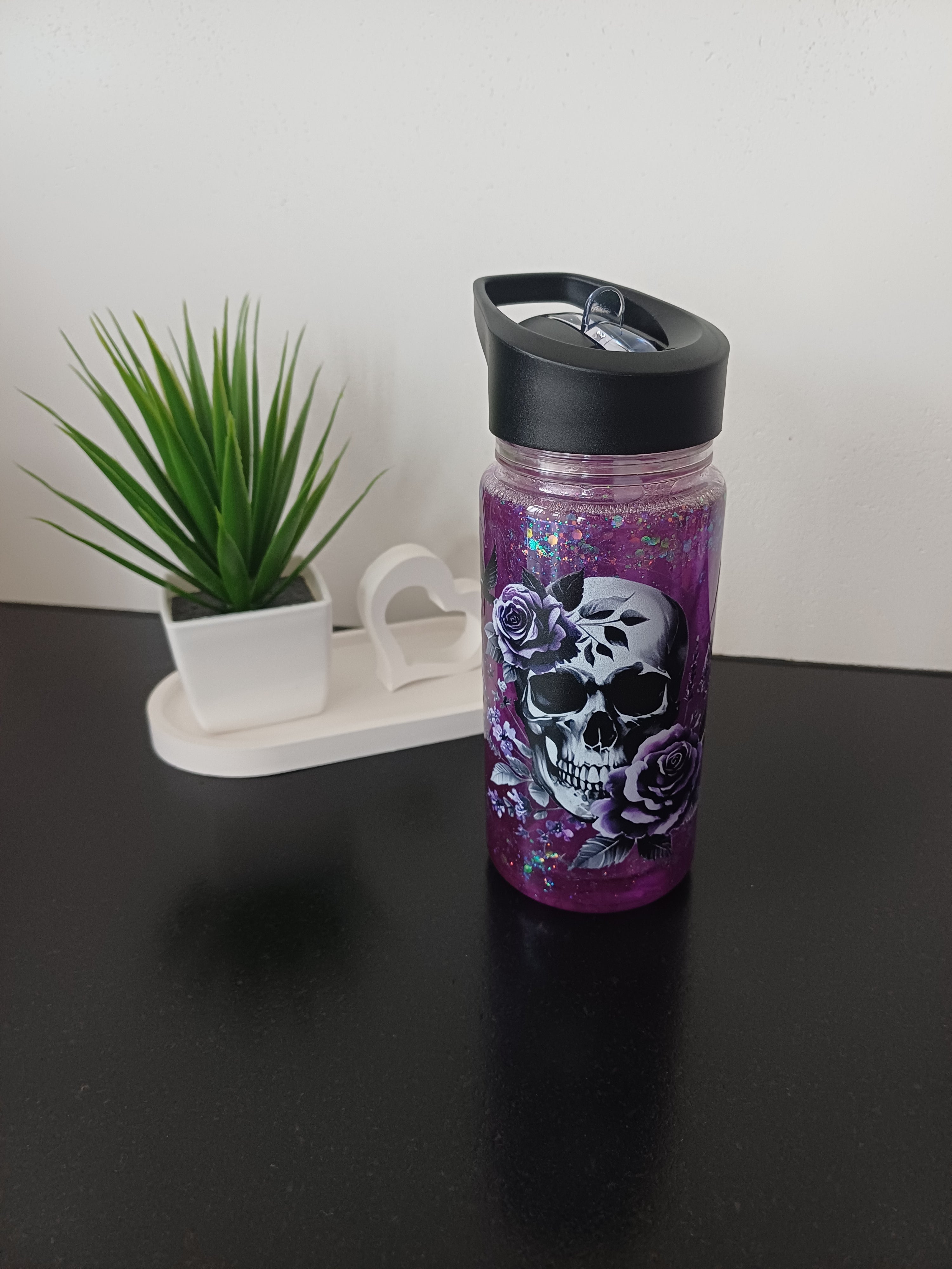 Snowball Tumbler – Black and Violett