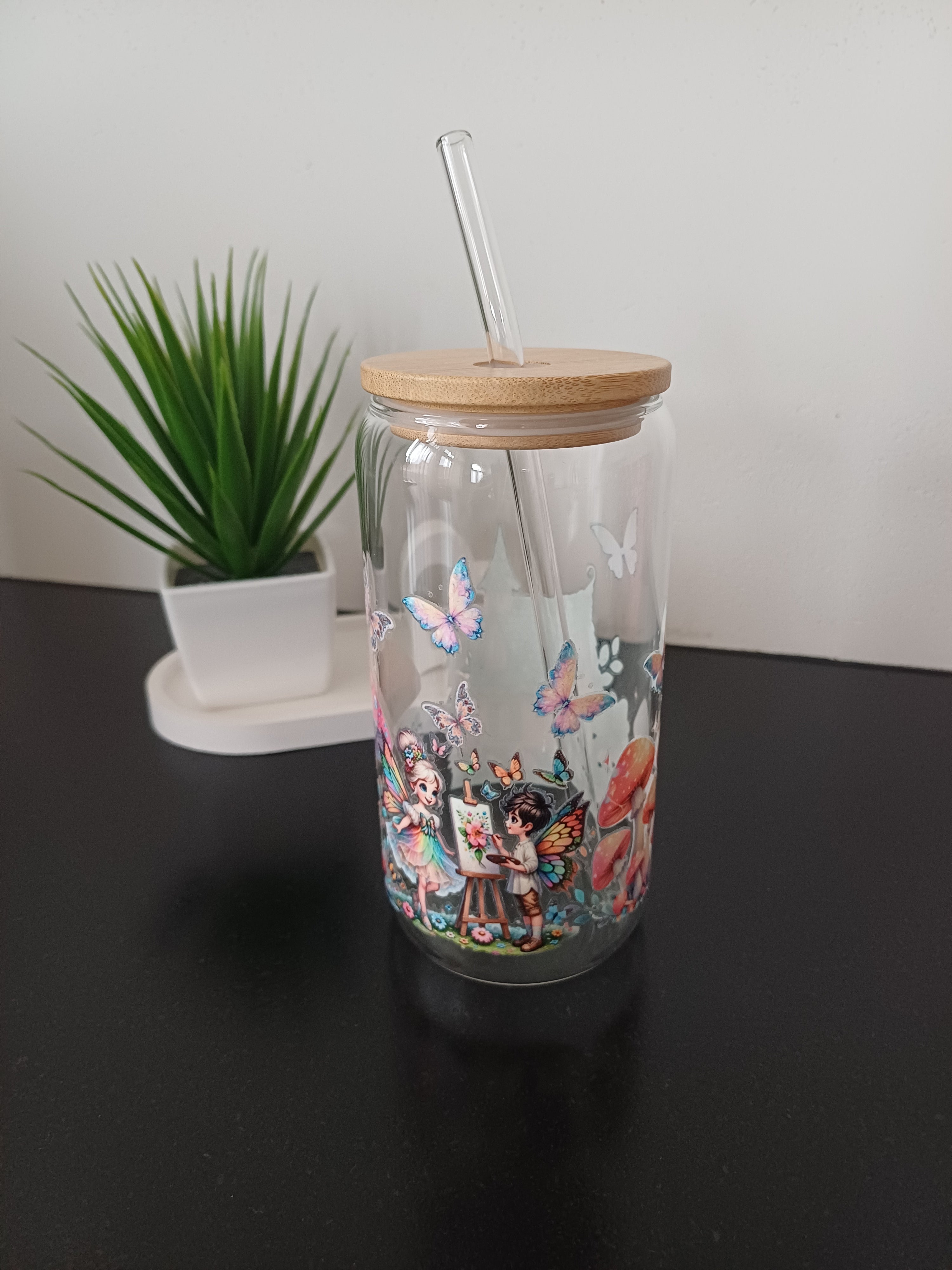 Gläser mit Druck – Elfen