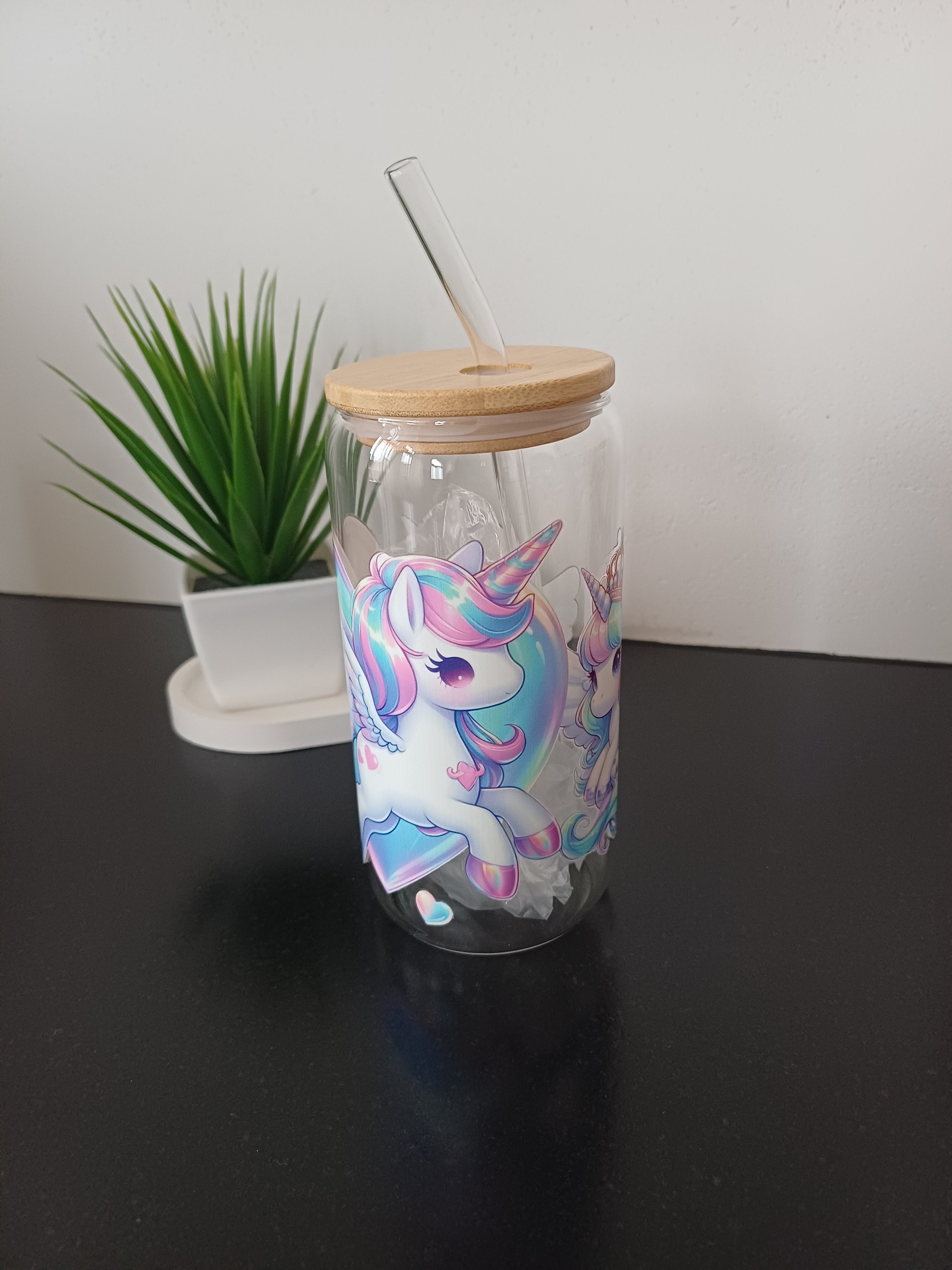 Gläser mit Druck – Einhorn