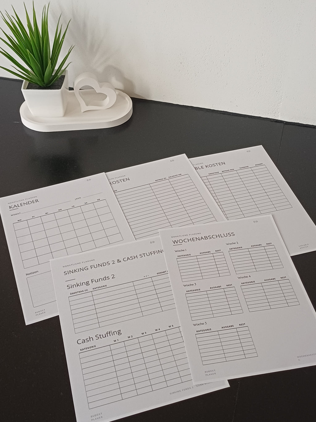 Budgetplaner – Blütenzart