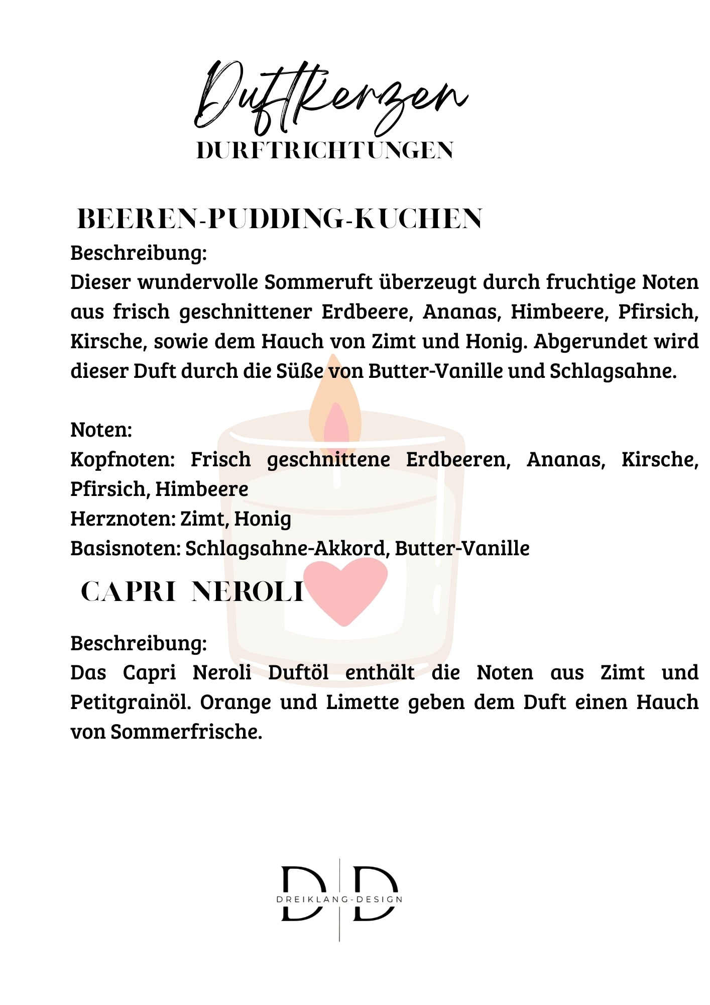 Duftkerze Herzform Rosa · 35 ml