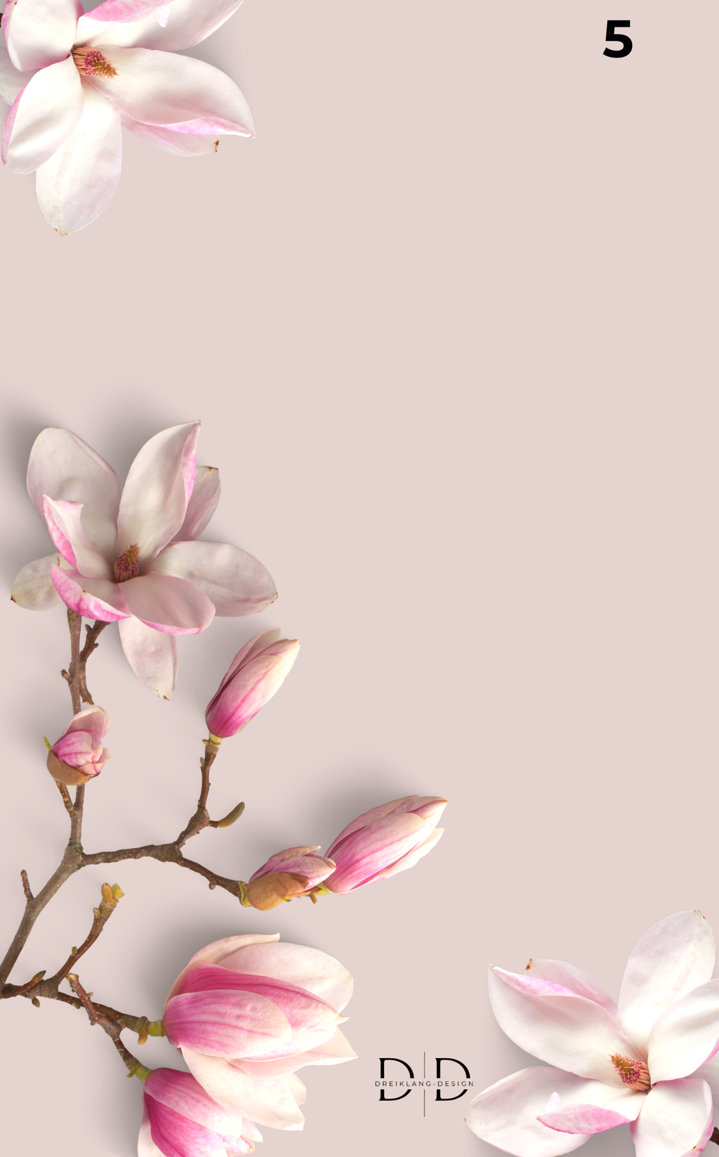 6er Register – Magnolie