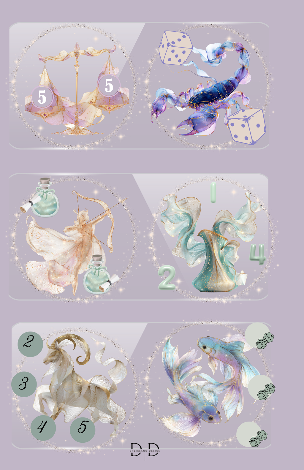 Mini Jahreschallenge – Zodiac