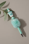 Perlenflauschstift "Coffee blau"