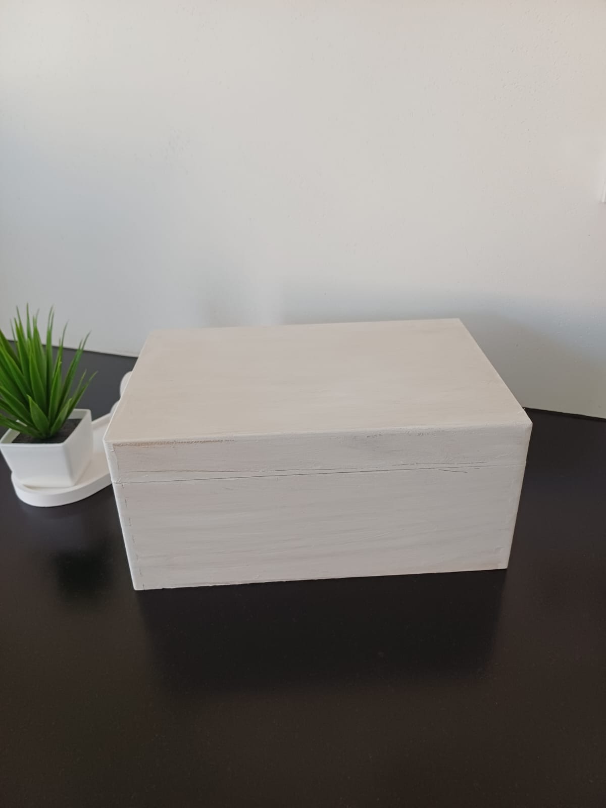 Individuelle Schatzkiste – Holz oder Karton, handbemalt, Wunschfarbe & Wunschtext