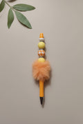 Perlenflauschstift "Gelb Orange"