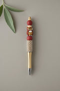 Glitzerstift "Eule Gold, Braun"
