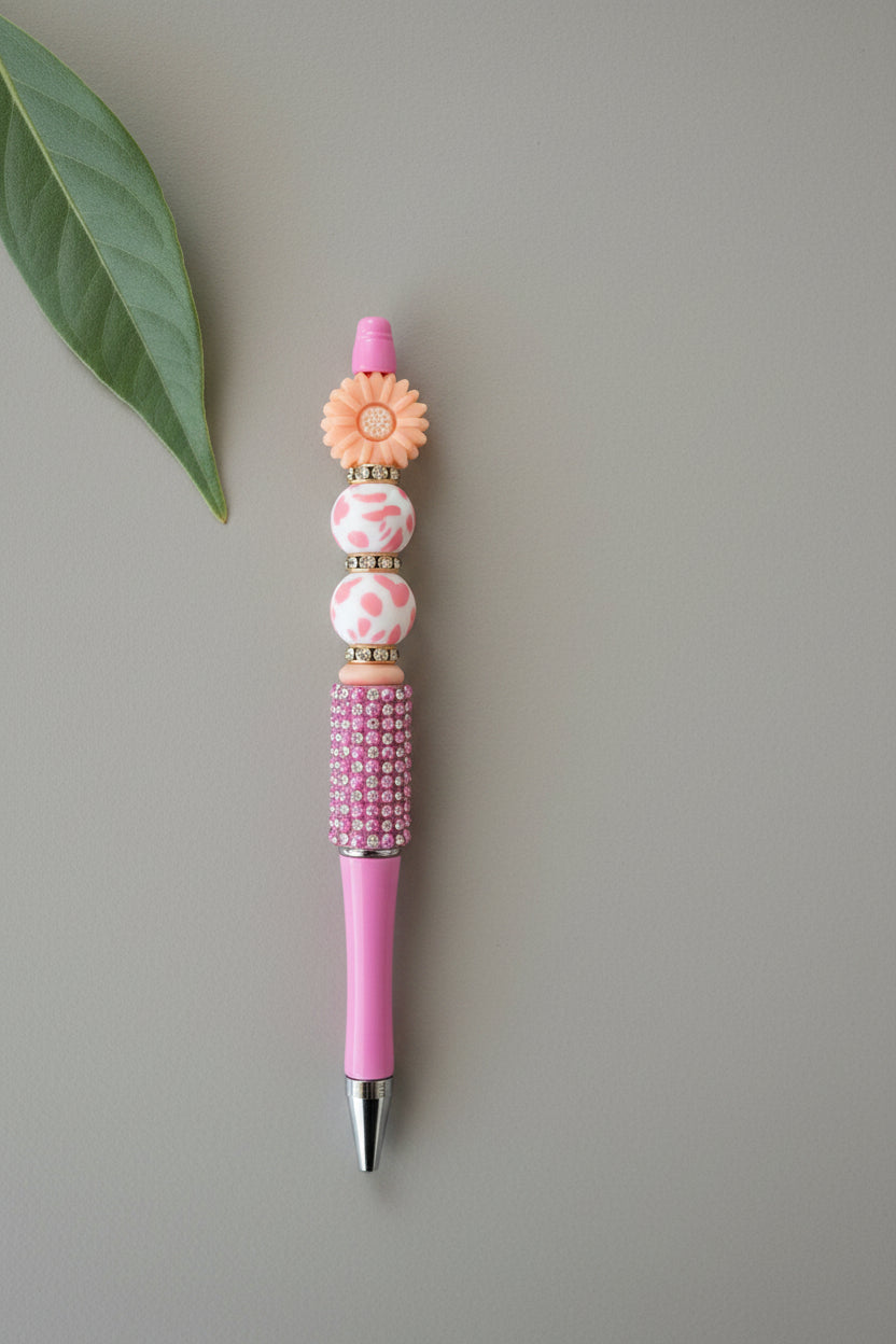 Glitzerstift "Aprikot Blume"
