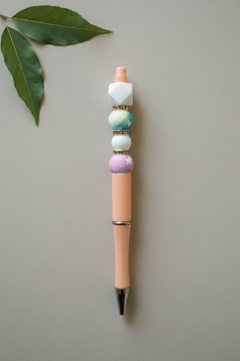 Perlenstift "Weiß Bunt"