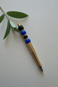 Perlenstift "Gold, Schwarz, Blau"