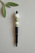 Perlenstift "Schwarz, Weiß, Salbei"