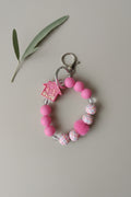 Anhänger "Pink, Haus, Puschel"