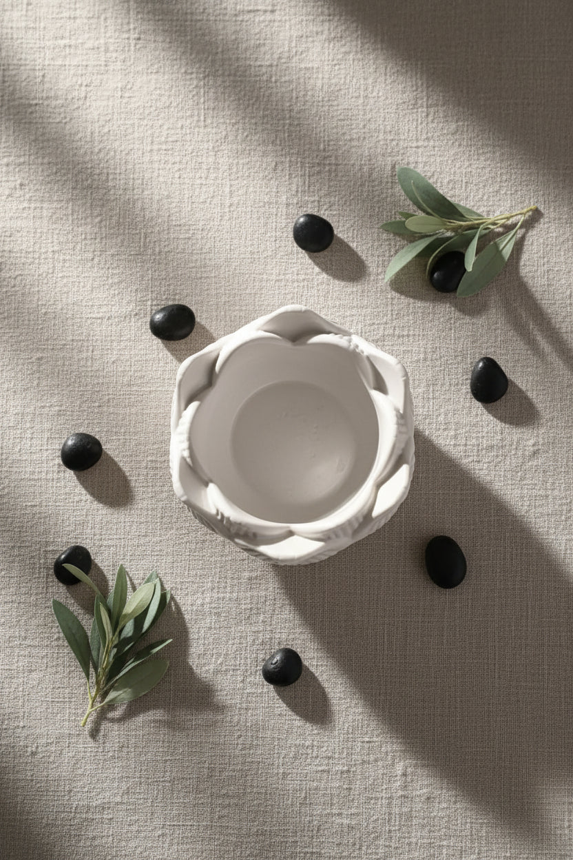 Rosenschale · Gießkeramik (8 cm)
