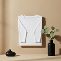 Longsleeve Weiß Größe XL (100% Baumwolle) personalisierbar