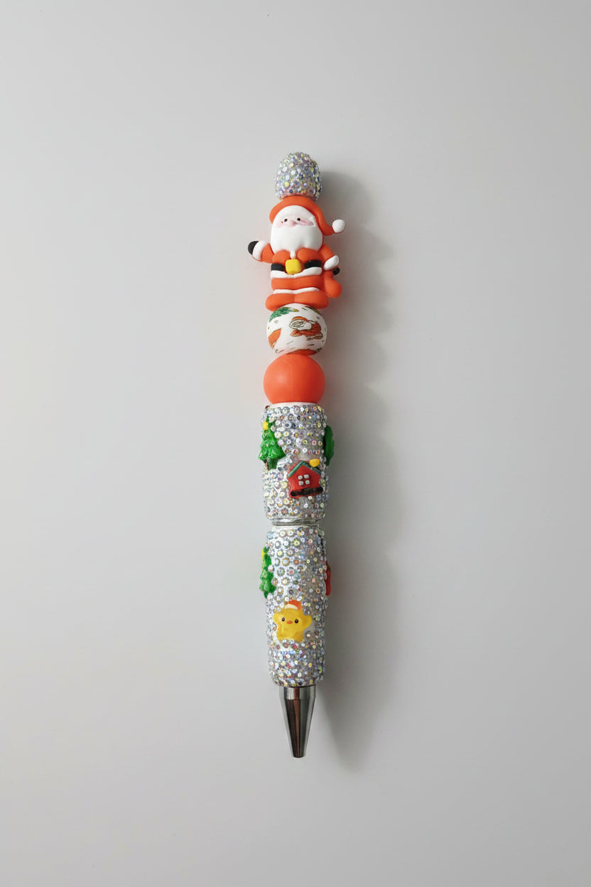 Bling Bling Perlenstift "Weihnachtsmann" I