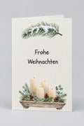 Frohe Weihnachten – Kerzen