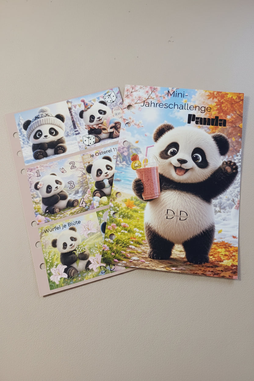 Mini Jahreschallenge Panda
