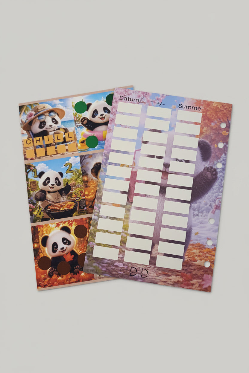 Mini Jahreschallenge Panda